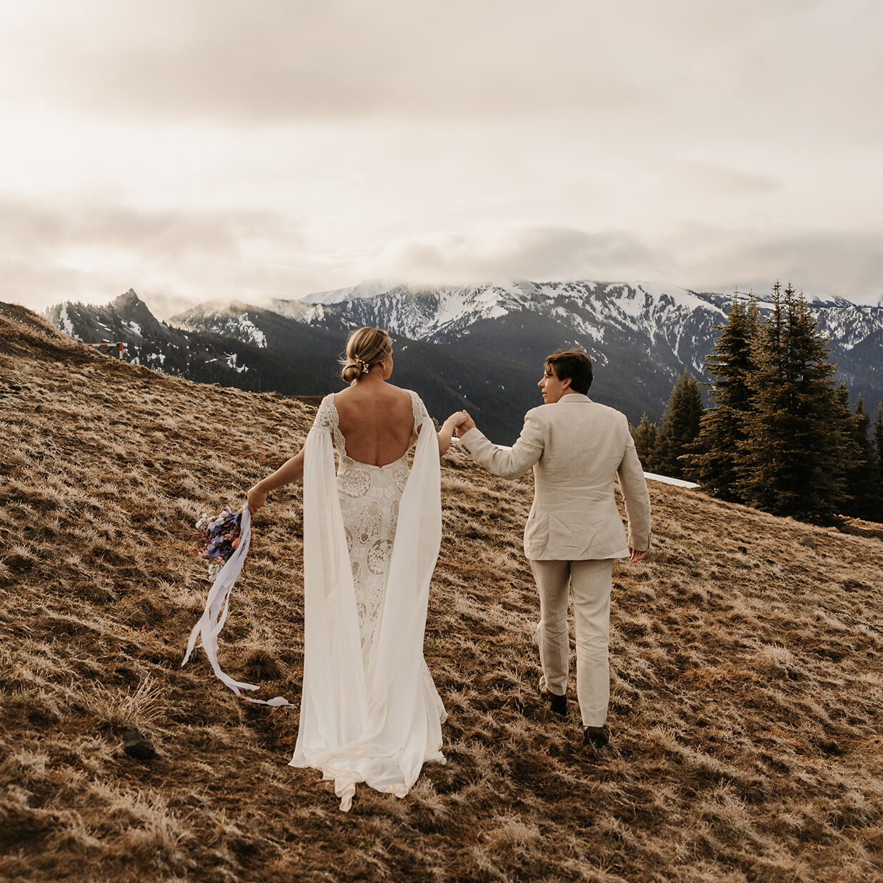 Storytelling Kananaskis adventure elopement photographed by Kananaskis elopement photographer Danielle Boulger Photography for adventurous and intimate elopements