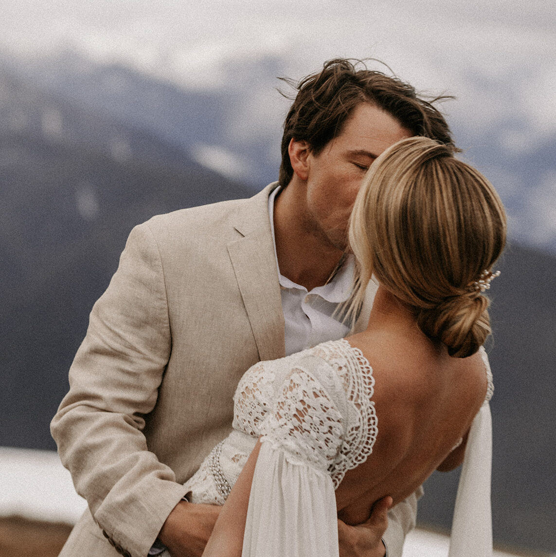 Storytelling Kananaskis adventure elopement photographed by Kananaskis elopement photographer Danielle Boulger Photography for adventurous and intimate elopements