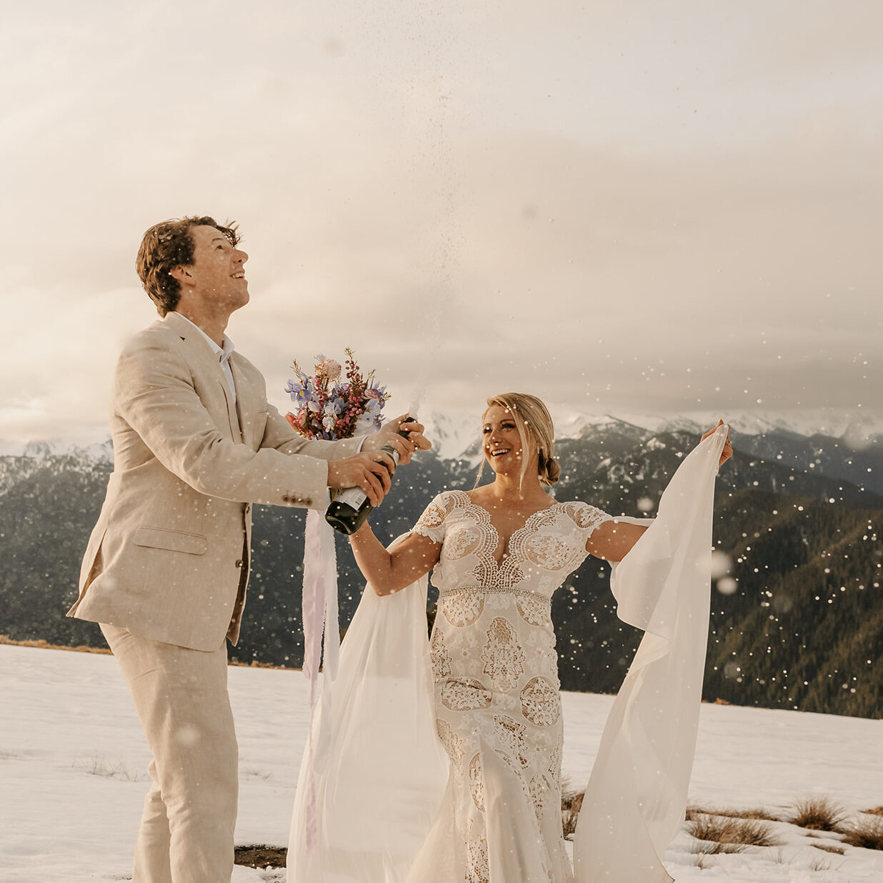 Storytelling Kananaskis adventure elopement photographed by Kananaskis elopement photographer Danielle Boulger Photography for adventurous and intimate elopements