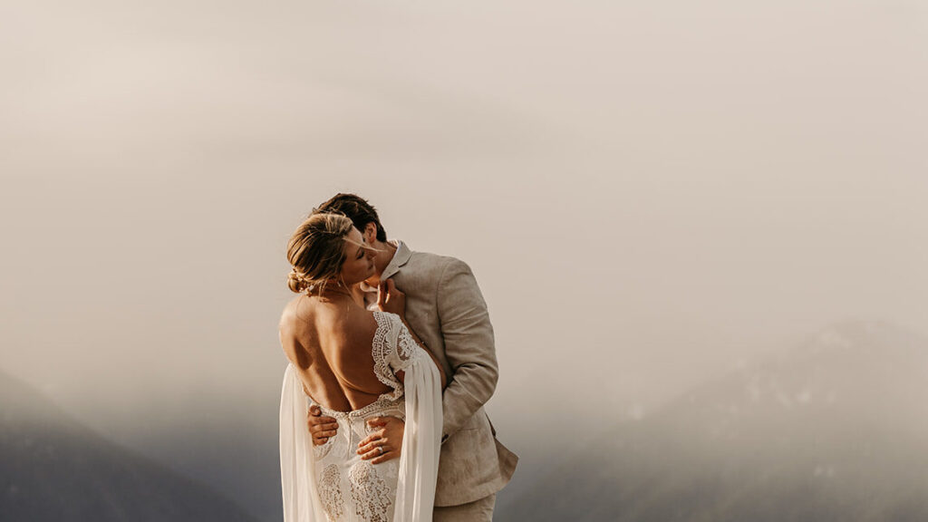 Storytelling Kananaskis adventure elopement photographed by Kananaskis elopement photographer Danielle Boulger Photography for adventurous and intimate elopements